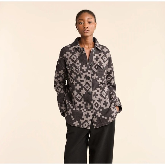 Pendleton Tops - Pendleton Women's Doublesoft Shirt Jacket Charcoal Tossed Size Small NEW